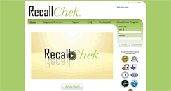 Desktop Screenshot of inspectors.recallchek.com